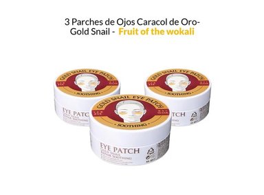 PARCHES OJOS FRUIT OF THE WOKALI CARACOL DE ORO X3