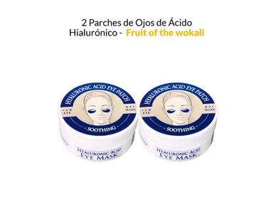 PARCHES OJOS FRUIT OF THE WOKALI ACIDO HYALURONICO X2