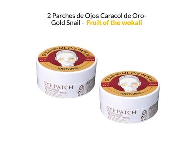 PARCHES OJOS FRUIT OF THE WOKALI CARACOL DE ORO X2