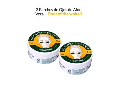 PARCHES OJOS FRUIT OF THE WOKALI ALOE VERA X2