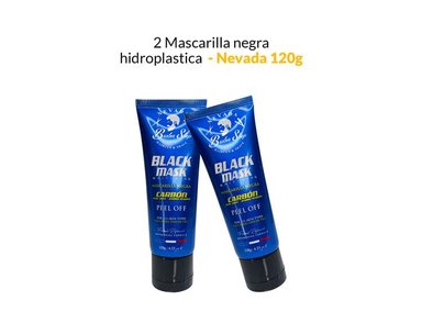 MASCARILLA NEVADA NATURAL PRODUCTS 120G NEGRA HIDROPLASTICA 2 PACK