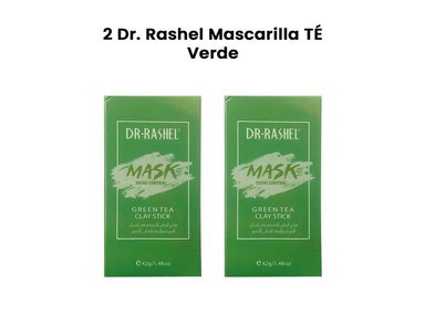 MASCARILLA DR RASHEL 42G TÉ VERDE 2 UNIDADES