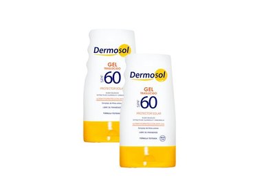 PACK 2 CREMA FACIAL DERMASOL FOTO PROTECTOR SOLAR GEL DERMOSOL SPF 70 60 GR