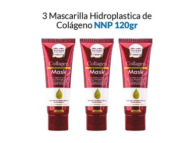 MASCARILLA NEVADA NATURAL PRODUCTS 120G HIDROPLASTICA COLAGENO 3 UNIDADES