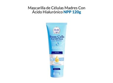 MASCARILLA NEVADA NATURAL PRODUCTS 120G HIDROPLASTICA CELULAS MADRES ACIDO HIALURONICO