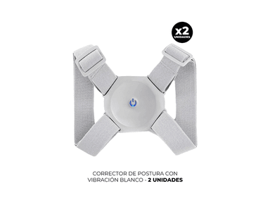 PACK 2 CORRECTOR DE POSTURA CORPORAL VIBRACIÓN PLOMO