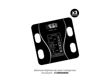 BALANZA 2 DIGITAL PESO INTELIGENTES BLUETOOTH 180