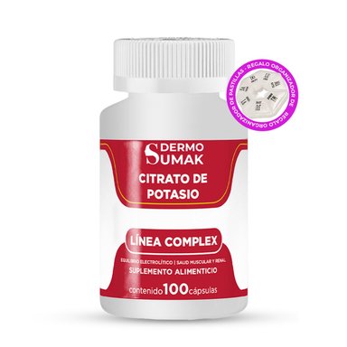 CITRATO COMPLEX 500MG - 100 CAP - DERMO SUMAK + REGALO PASTILLERO