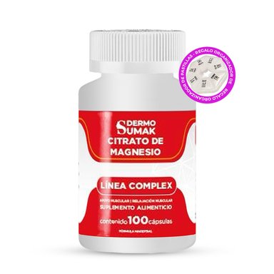 CITRATO COMPLEX 400MG - 100 CAP - DERMO SUMAK + REGALO PASTILLERO