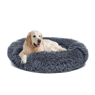 CAMA DONUT EXTRA GRANDE XL 80 CM FELPA DURADERA 1-2 PERROS
