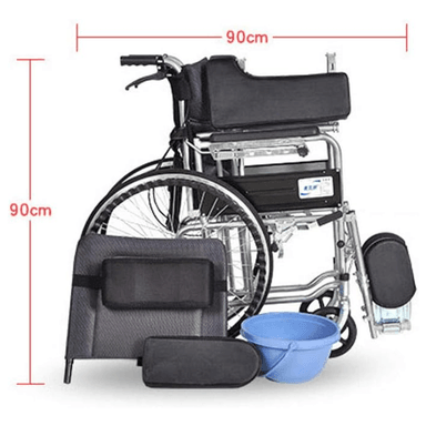 SILLA DE RUEDAS NEUROLOGICA RECLINABLE 180 GRADOS CON MESA Y BASIN - 2