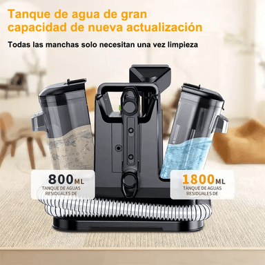 ASPIRADORA 16KPA LIMPIEZA ALFOMBRAS TAPICERÍA MOTOR COBRE 450W - 1800ML - 3