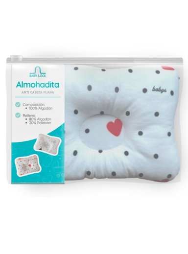 ALMOHADA BABY LOCK CORAZONES PEQUEÑOS 4 X 28CM MULTICOLOR - 2