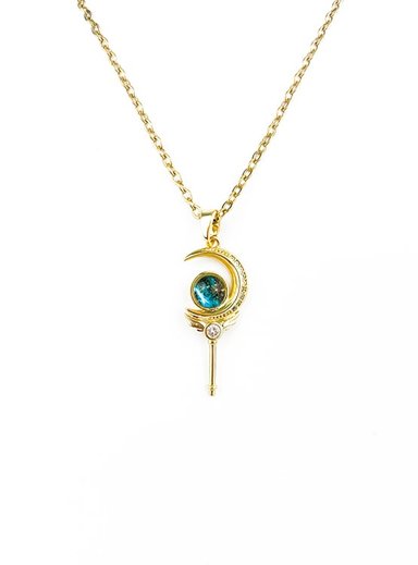 COLLAR ELEGANTE LUZ LUNAR