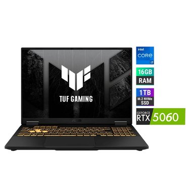 LAPTOP ASUS TUF GAMING F16 I7 16GB RAM 1TB SSD RTX 5060 8GB
