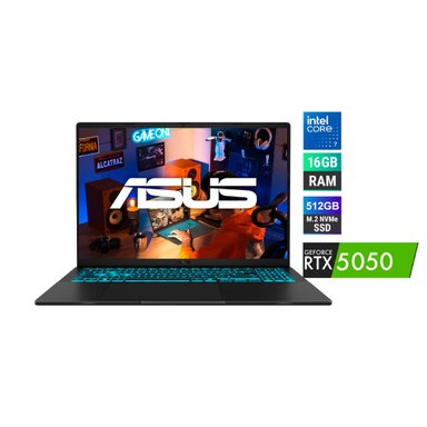 LAPTOP ASUS GAMING V16 C7 16GB 512GB RTX5050 8GB W11 16''