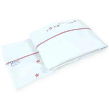 JUEGO DE SABANAS 130 X 70 CM NIÑA FLORES - BPALB