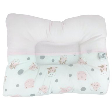 ALMOHADA BABY MERINOS ALGODÓN MULTICOLOR ANTI CABEZA PLANA CABECITAS