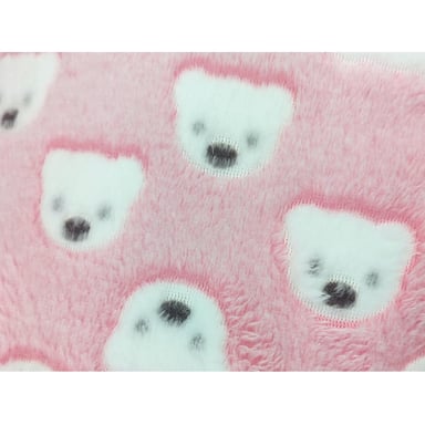 MANTA FELPA BEBÉ - OSITAS - ROSADO - 2