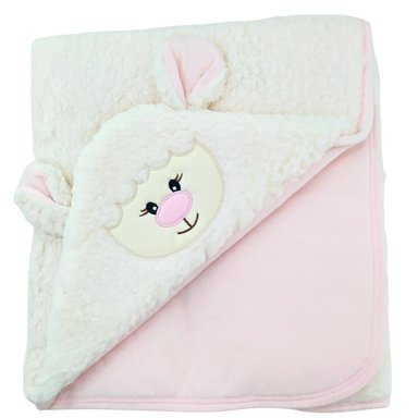 COLCHA BEBE OVEJA - ROSADO