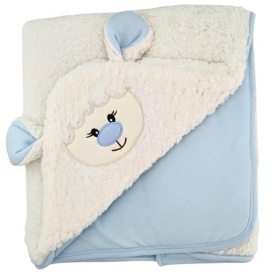 COLCHA BABY MERINOS ALGODÓN MULTICOLOR BEBE OVEJA