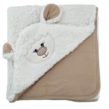 COLCHA BEBE OVEJA - BEIGE