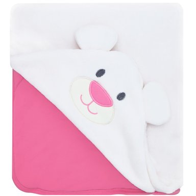 COLCHA BEBE OSITA - FUCHSIA