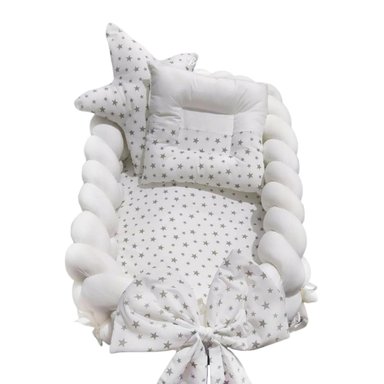 NIDO COLECHO TRENZADO ESTRELLA BLANCO
