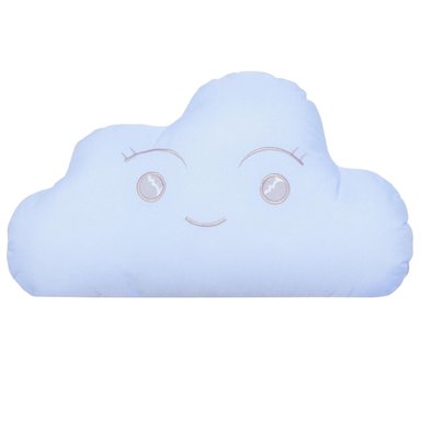 COJIN BABY MERINOS NUBE 30.0 X 30CM ALGODÓN CELESTE