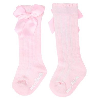 MEDIAS LARGAS - LAZO - ROSADO