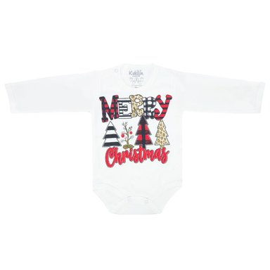 BODY MULTICOLOR NAVIDEÑO MERRY CHRISTMAS ARBOLES