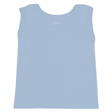 POLO SIN MANGAS - CELESTE