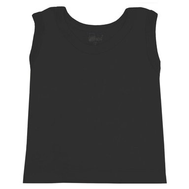 POLO SIN MANGAS - NEGRO