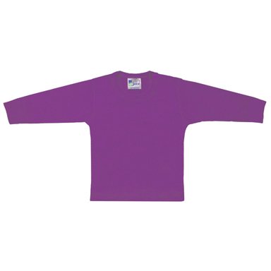 POLO CON MANGAS LARGAS - MORADO