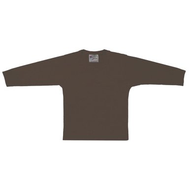 POLO CON MANGAS LARGAS - MARRON