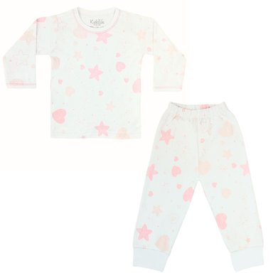PIJAMA BEBE NIÑA - ALGODON - ESTRELLAS