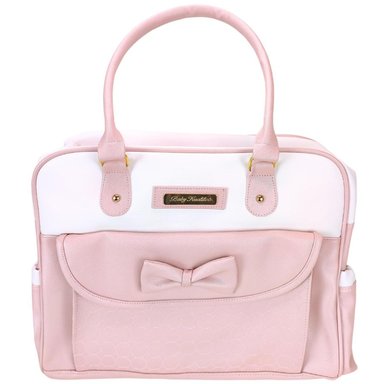 BOLSO PAÑALERO N18 ROSADO LAZO - 1