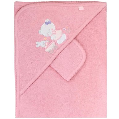 TOALLA - OSITA - PALO ROSA S2162