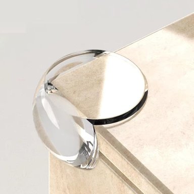PROTECTOR DE ESQUINAS BEBES PARA MUEBLES TRANSPARENTE 4X - 2