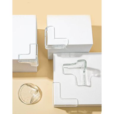 PROTECTOR DE ESQUINAS BEBES PARA MUEBLES TRANSPARENTE 4X - 6