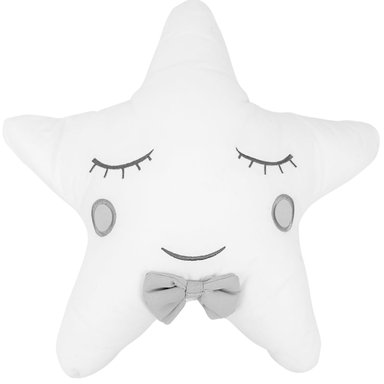 COJIN - ESTRELLA ELEGANTE V4 - BLANCO Y PLOMO