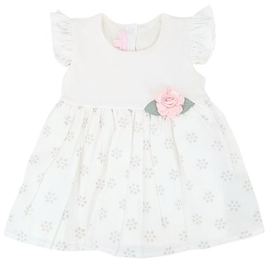 VESTIDO Y VINCHA BEAUTY - BLANCO