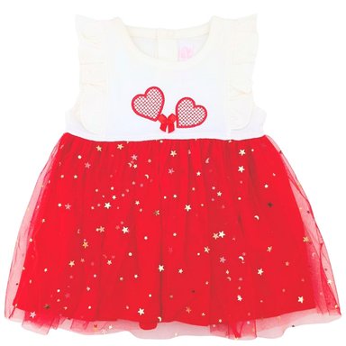 VESTIDO CORAZONES - ROJO