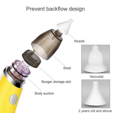 SUCCIONADOR NASAL TENDENCIA'S ELECTRONICO BY012 MULTICOLOR PARA NIÑOS - 2