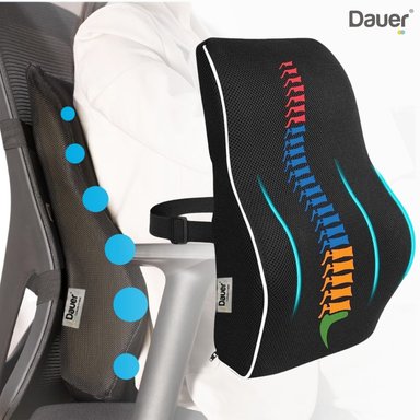 COJIN LUMBAR ERGONOMICO CON TECNOLOGIA VISCOGEL + BAMBU TALLA COMPLETA