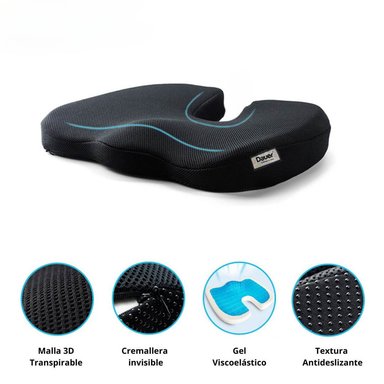 ASIENTO DAUER COJIN ERGONOMICOEN FORMA DE U VISCOGEL