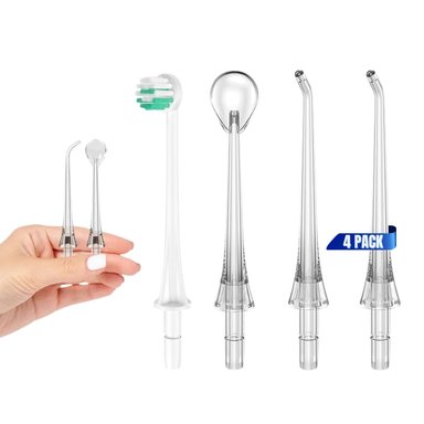 SET 4 BOQUILLAS DE REPUESTO PARA IRRIGADOR DENTAL LIMPIEZA BUCAL