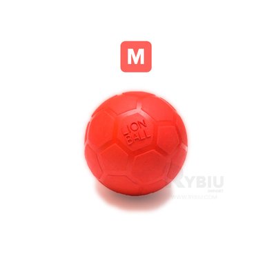 PELOTA ROJA DE CAUCHO PARA PERRO TALLA M