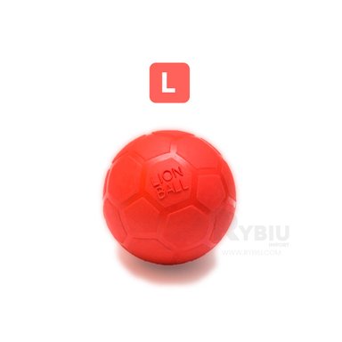 PELOTA ROJA DE CAUCHO PARA PERRO TALLA L