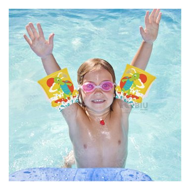 FLOTADOR RYBIU 32043 AMARILLO INFLABLE DISEÑO TORTUGA NIÑOS